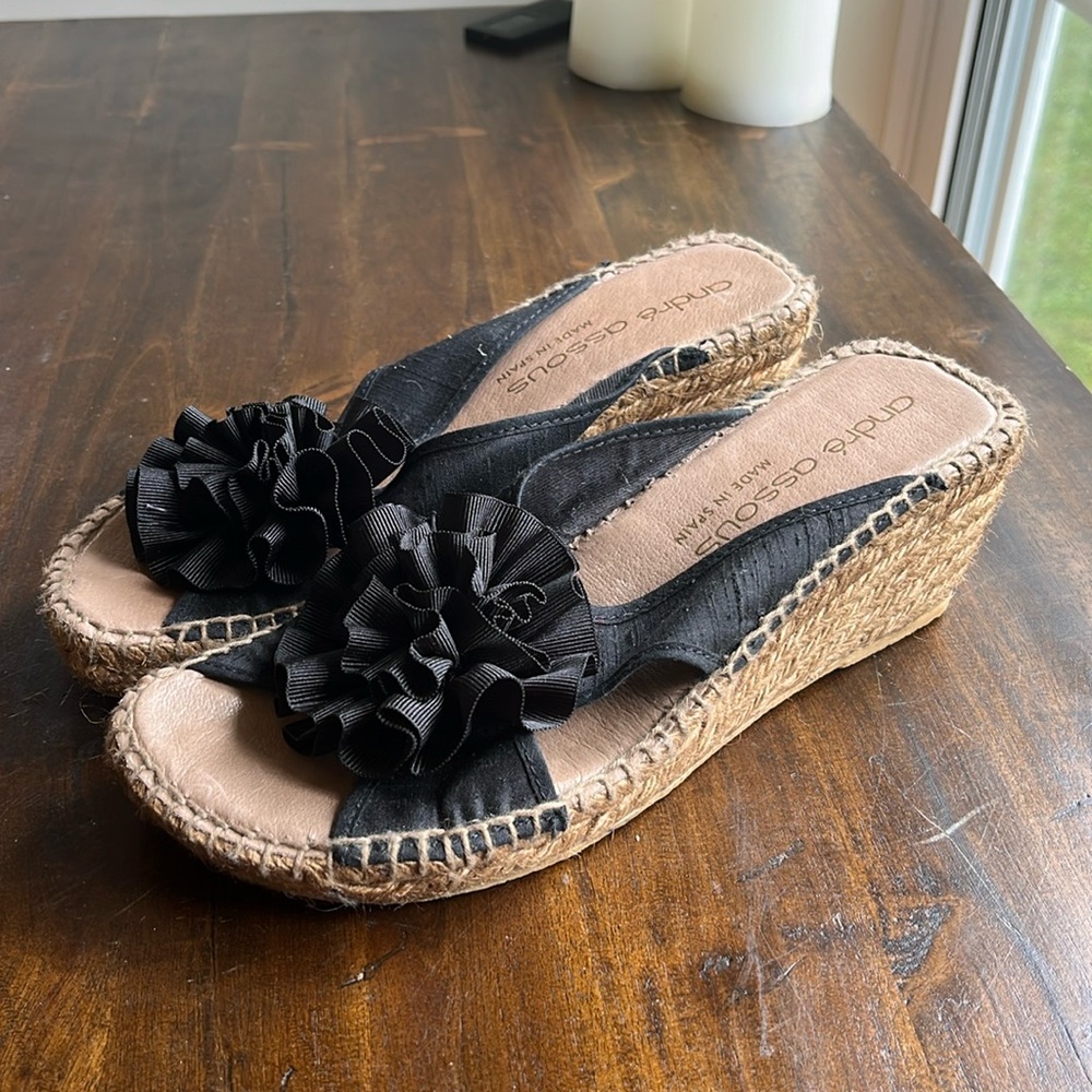 ANDRE ASSOUS wedges - women’s size 8
